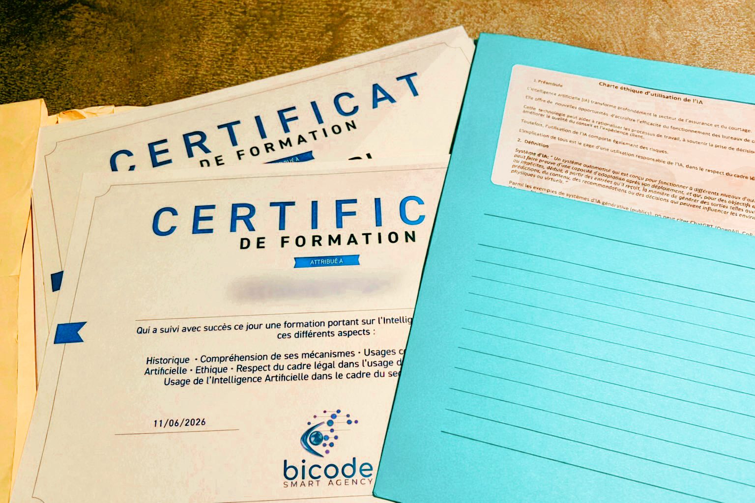 Une initiation à l'IA reconnue par un certificat